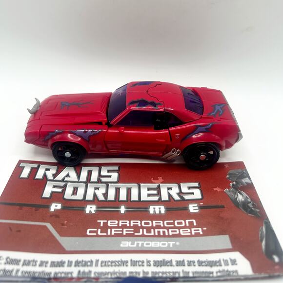 Transformers Prime Rust in Peace Terrorcon Cliffjumper Comic-Con 2012 - Complete - Picture 6 of 10